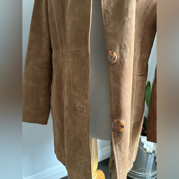 Perfect Vintage Brown Suede Jacket - Picture 3 of 8